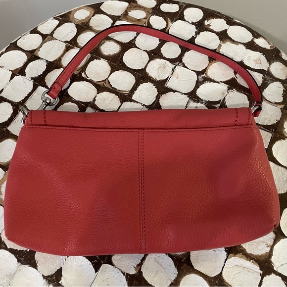 Coach Park Leather Large Flap Wristlet Semi Shoulder Bag - Picture 2 of 7